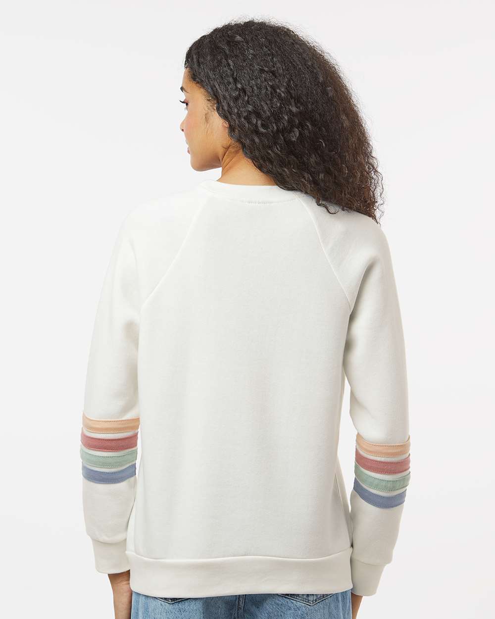 Up North OC Striped Sleeves Crewneck Sweatshirt