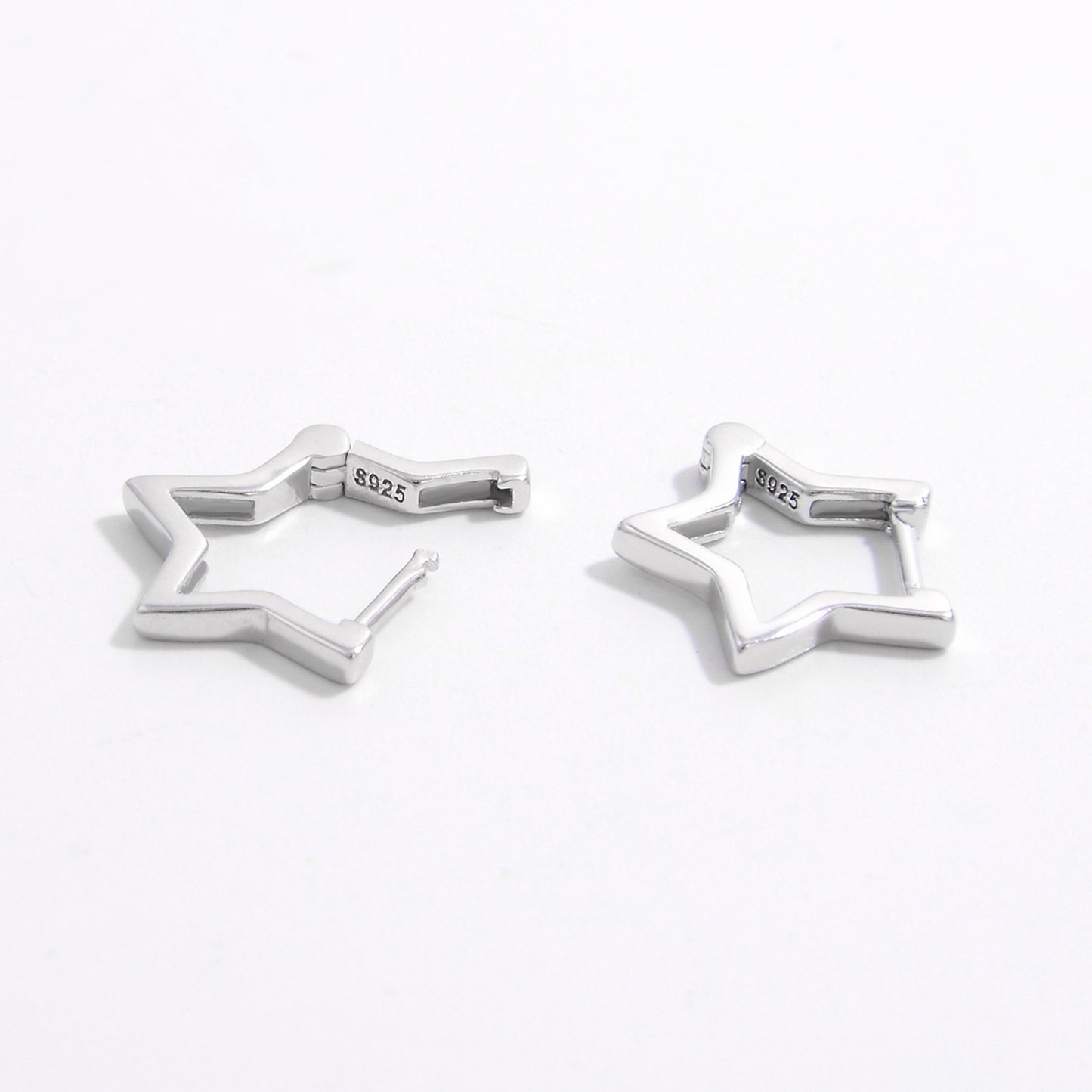 Star Sterling Silver Earrings