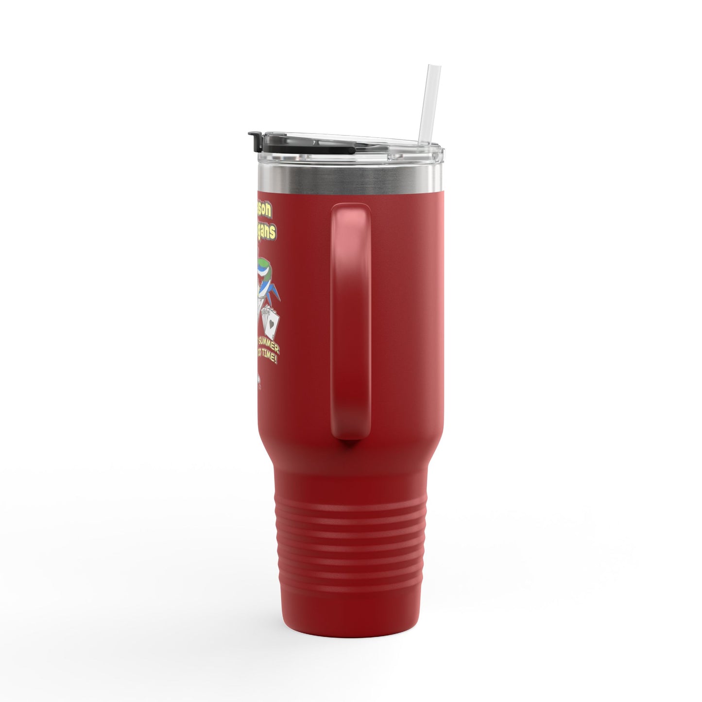 40oz Insulated Travel Mug — "Off-Season Shenanigans"