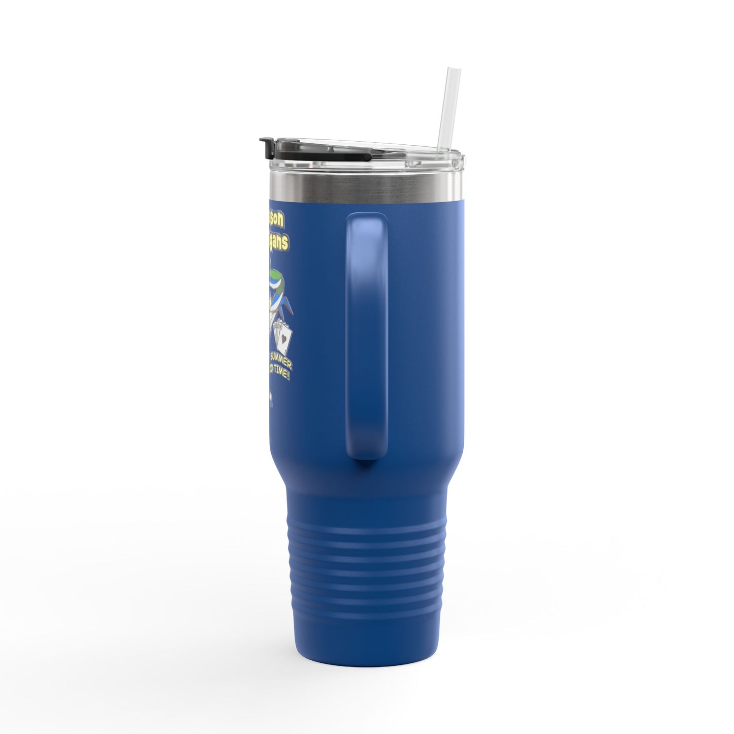 40oz Insulated Travel Mug — "Off-Season Shenanigans"