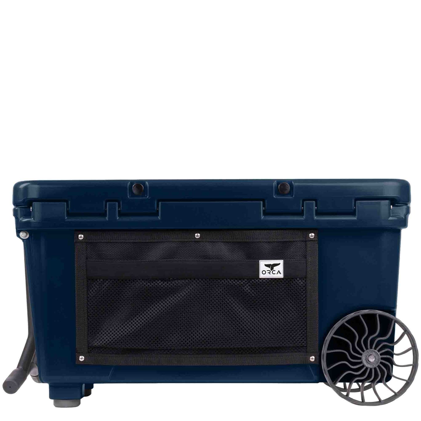 65 Quart Wheeled Cooler-Navy