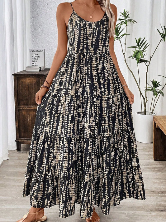 Boho Print Maxi Dress