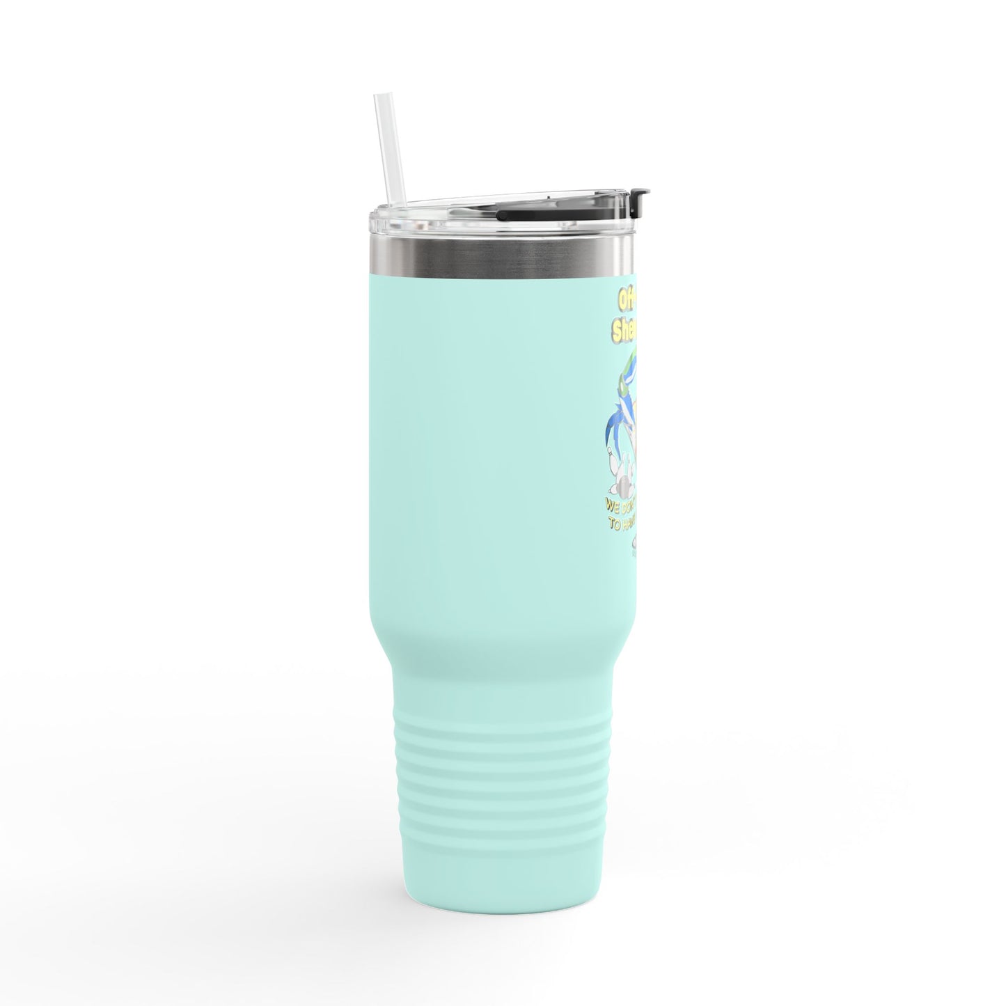 40oz Insulated Travel Mug — "Off-Season Shenanigans"