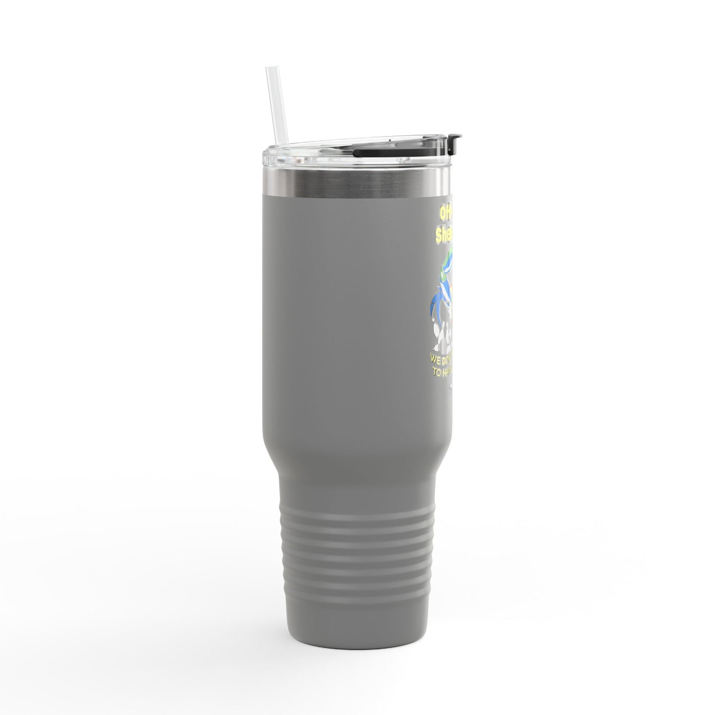 40oz Insulated Travel Mug — "Off-Season Shenanigans"