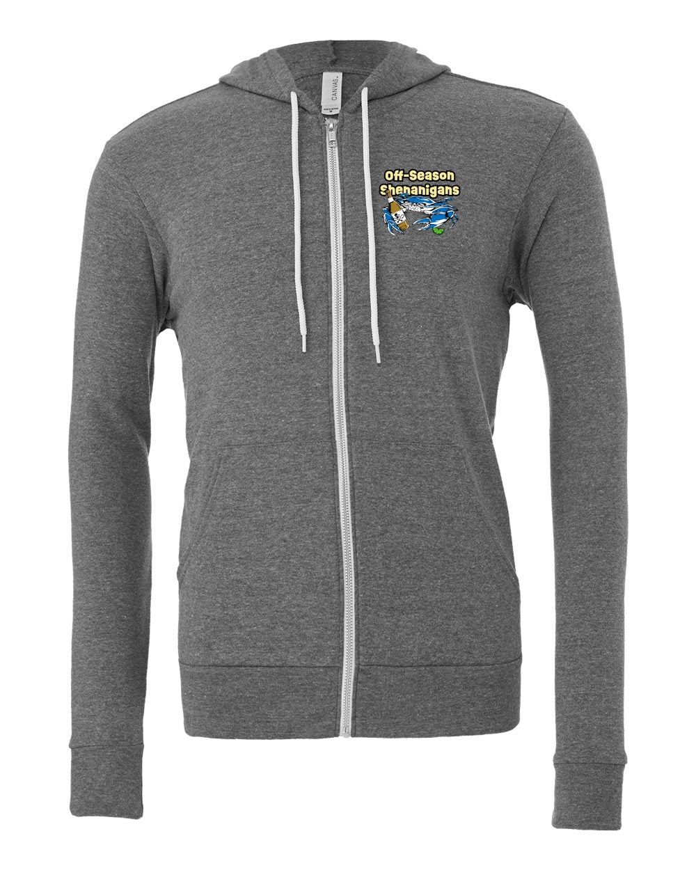 Bella And Canvas Full-Zip Hoodie
