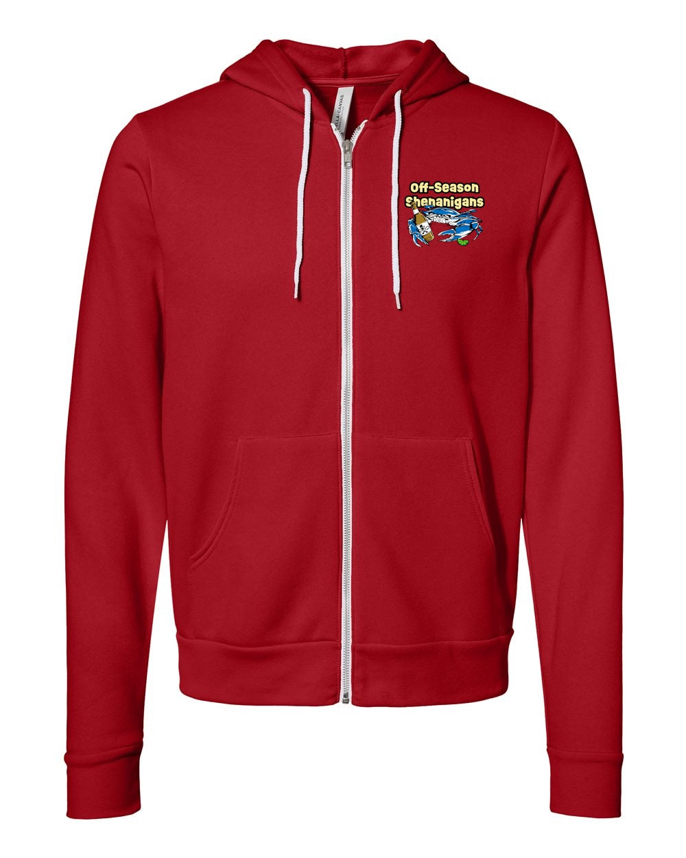 Bella And Canvas Full-Zip Hoodie