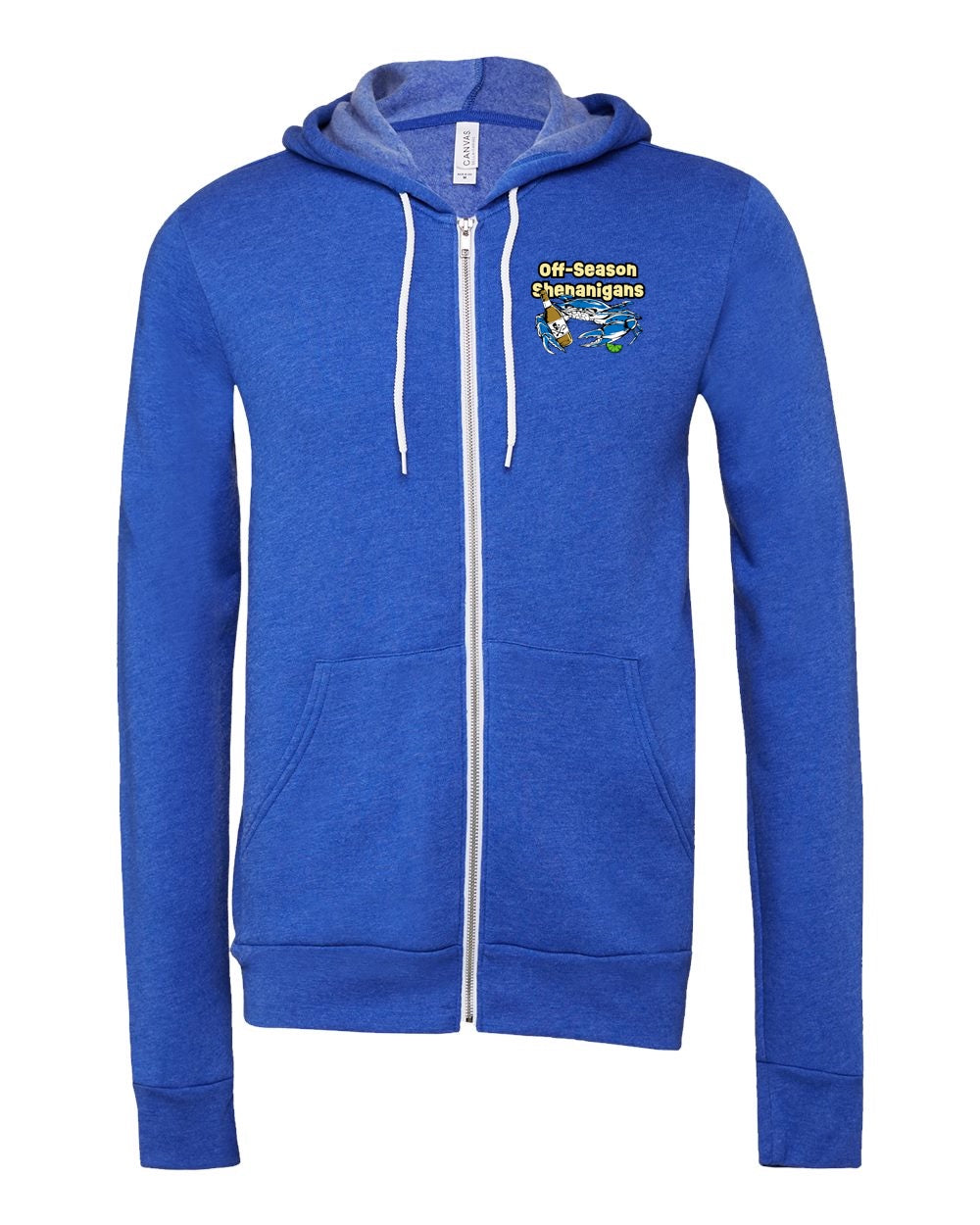 Bella And Canvas Full-Zip Hoodie