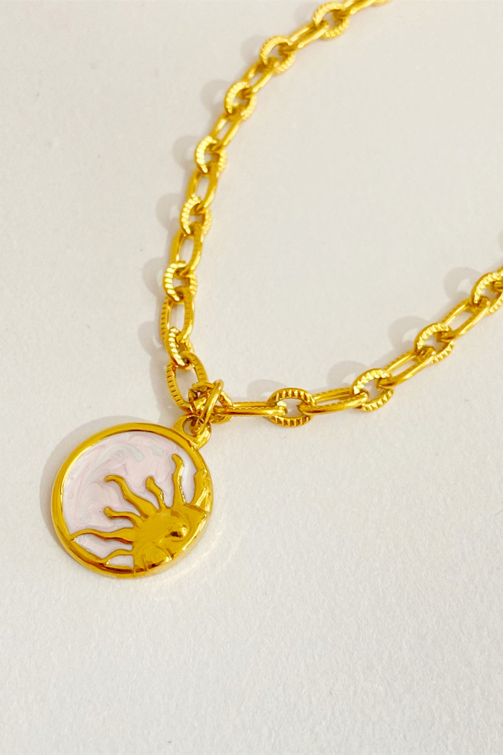 Sun and Moon Pendant Necklace