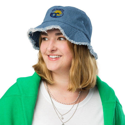 UP NORTH OC denim bucket hat