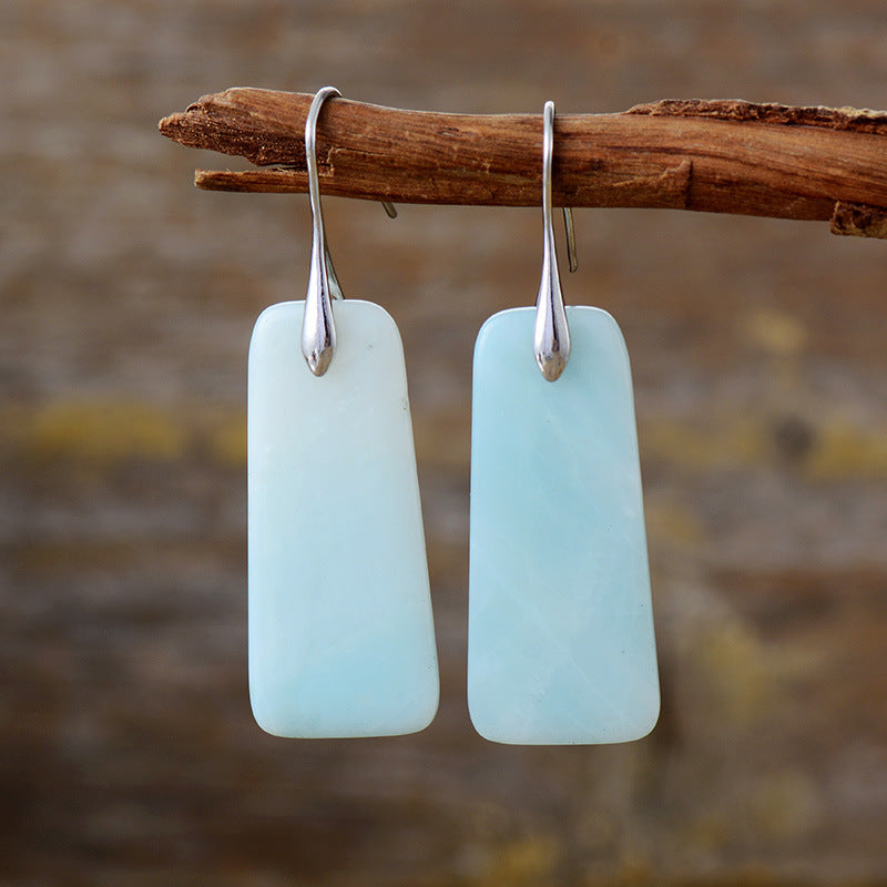 Ocean Foam Stone Earrings